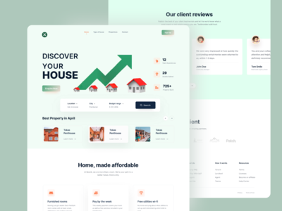 房地产 - 登陆页面(Real Estate - Landing page)