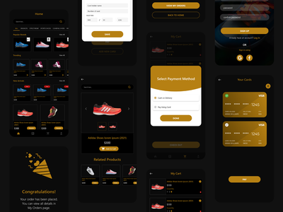电子商务鞋销售应用程序(Ecommerce shoe selling app)