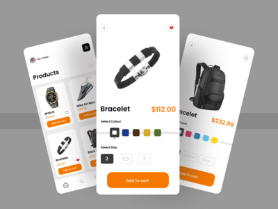 电子商务 - 应用程序界面(Ecommerce - App Ui)