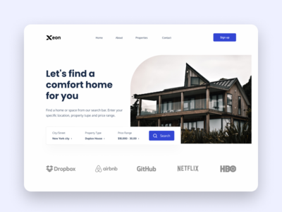 房地产 - 标题(Real Estate - Header)