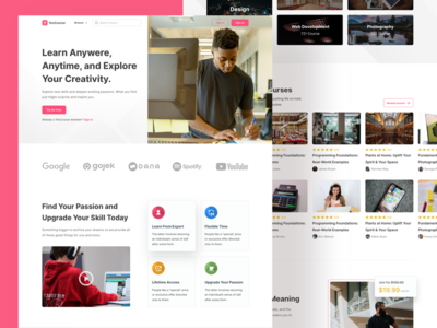 在线课程登陆页面(Online Course Landing Page)