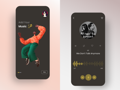 音乐 - 应用程序界面(Music - App Ui)