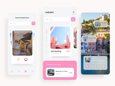 旅行 - 应用程序界面(Travel - App Ui)