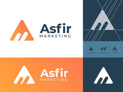 Asfir 营销徽标(Asfir marketing logo)