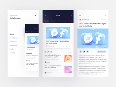 升级 - 移动文章应用程序(Upgraded - Mobile Article App)