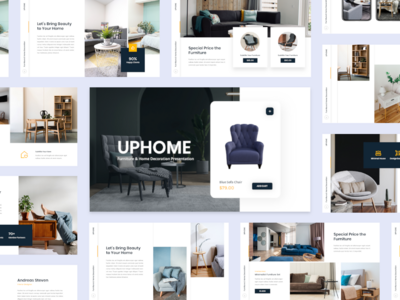 Uphome - 家具和家居装饰演示模板(Uphome - Furniture & Home Decoration Presentation Template)