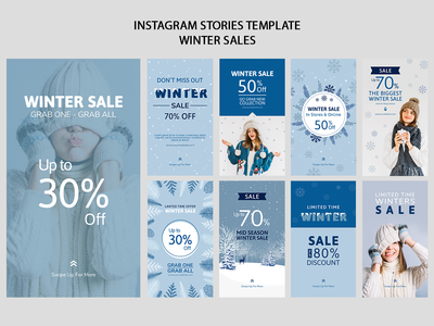 Instagram 故事模板与销售免费 Psd(Instagram stories template with sale Free Psd)