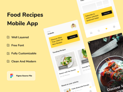 Foodz - 食物食谱移动应用程序(Foodz - Food Recipe Mobile App)