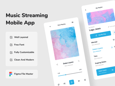 音乐流媒体移动应用程序(Music Streaming Mobile App)