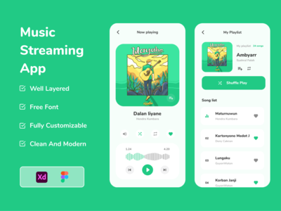Muzika - 音乐流媒体移动应用(Muzika - Music Streaming Mobile App)