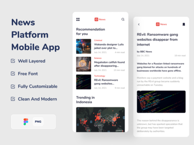 新闻平台移动应用(News Platform Mobile App)