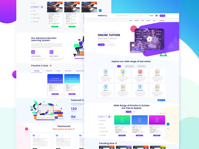 电子学习网站(E-learning Website)