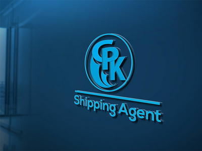 时尚的航运代理标志设计(Stylish Shipping Agent Logo Design)