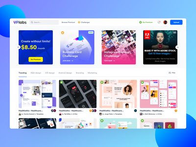 UpLabs 登陆页面重新设计(UpLabs Landing Page Redesign)