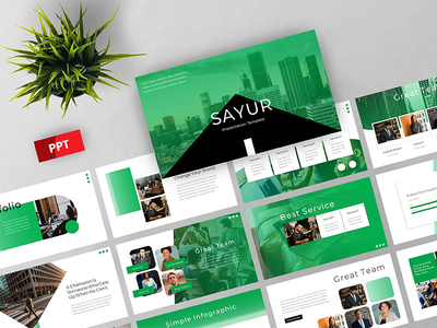 Sayur - PowerPoint演示模板(Sayur - Powerpoint Presentation Template)