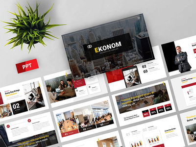 Ekonom - PowerPoint演示模板(Ekonom - Powerpoint Presentation Template)