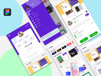 Uplabs 配置文件重新设计概念(Uplabs Profile Redesign Concept)