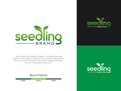 苗木品牌标志概念(Seedling Brand Logo Concept)