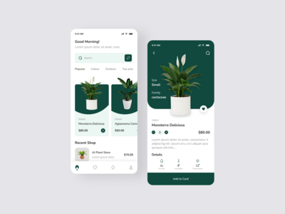 植物商店移动应用程序(Plant Shop Mobile App)