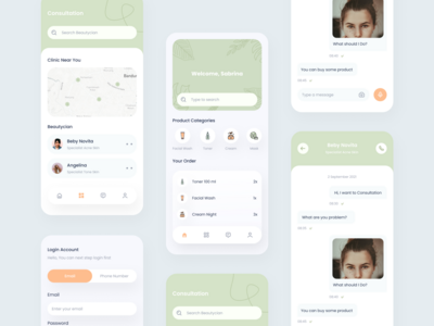 护肤咨询应用程序 - Uixasset(Skincare Consultation App - Uixasset)