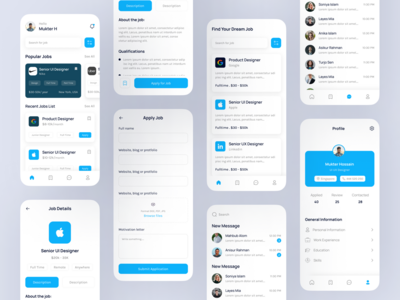 求职者移动应用程序(Job Finder Mobile App)