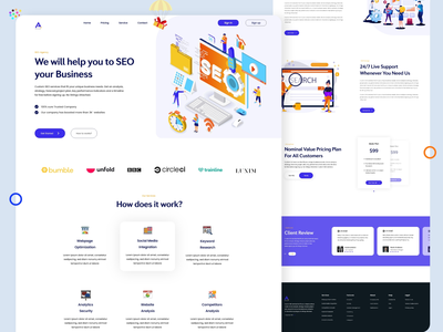 Asap- SEO 登陆页面(Asap- SEO Landing Page)