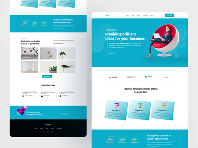 数字代理登陆页面(Digital Agency Landing Page)