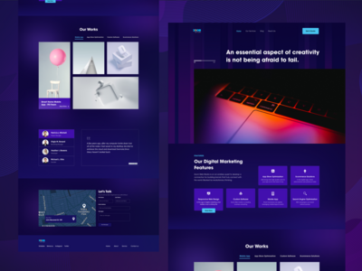 数字代理登陆页面(Digital Agency Landing Page)
