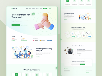 任务管理软件_登陆页面(Task Management Software _ Landing page)