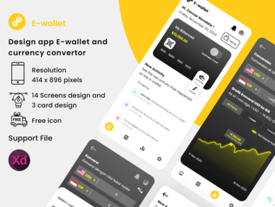 设计应用程序电子钱包和转换器(Design App E-Wallet and Converter)