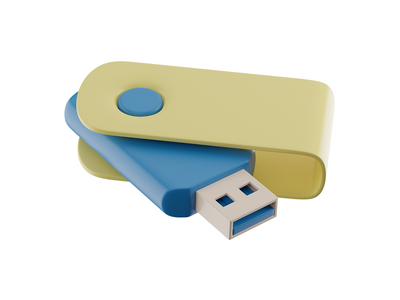 USB 驱动器 3D 图标(USB drive 3D Icon)