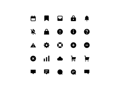 用户界面基本应用程序图标集矢量隔离(User interface essential app icon set vector isolated)