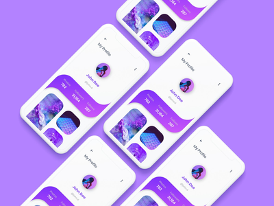 社交应用概念的用户配置文件(User Profile for Social App Concept)