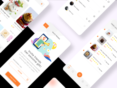 送餐 UI 套件（全屏）(Food Delivery UI Kit (Full screen))