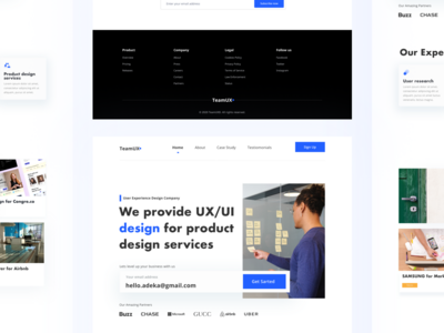 UX 代理登陆页面 - Kuproy(UX Agency Landing Page - Kuproy)