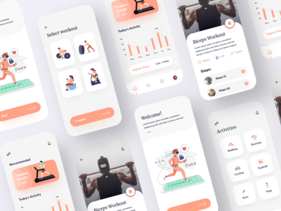 耐克锻炼重新设计概念(Nike Workout Redesign Concept)