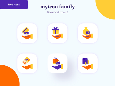 文档免费图标 v8 |麦康(Document Free Icon v8 | Myicon)