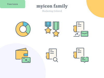 营销图标 v115 |麦康(Marketing Icon v115 | Myicon)