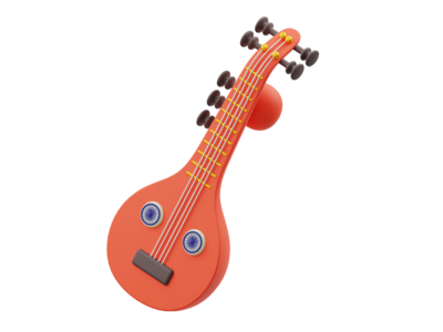 Veena 3D 渲染插图(Veena 3D Render Illustration)