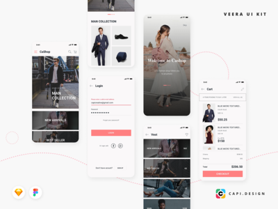 Veera 电子商务 UI 工具包 #3(Veera E-Commerce UI Kit #3)
