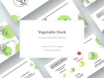 蔬菜甲板 - 终极演示模板(Vegetable Deck - Ultimate Presentation Template)