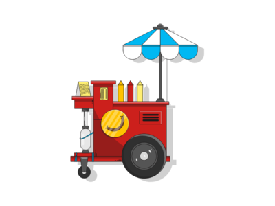 热狗自动售货车(Hotdog Vending Cart)