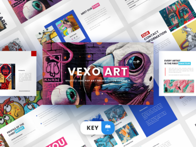 Vexoart 主题演讲模板(Vexoart Keynote Template)