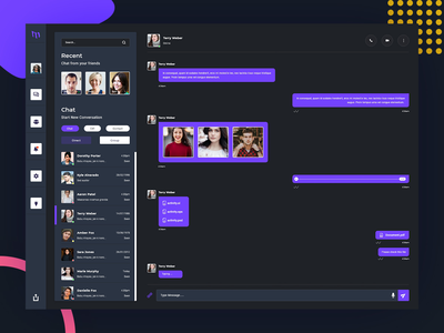 聊天仪表板设计(Chat Dashboard Design)