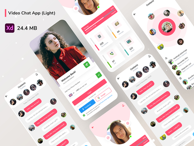 视频聊天应用程序设计（轻量级）(Video Chat App Design (Light))