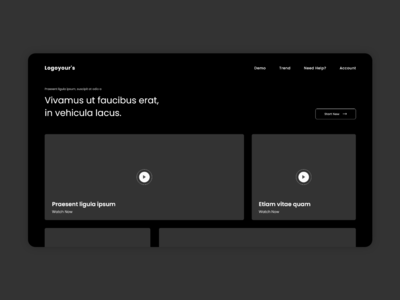视频内容 web 概念黑暗(video content web concept dark)