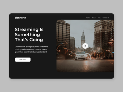 视频流网络黑暗(Video Stream Web dark)