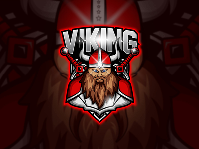 Viking - 吉祥物和电子竞技标志(Viking - Mascot & Esport Logo)