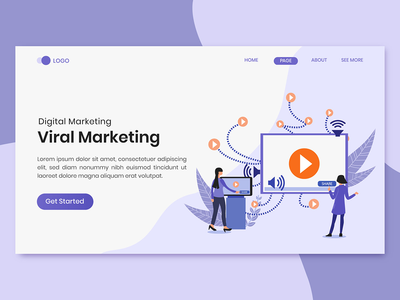 病毒式数字营销登陆页面(Viral Digital Marketing Landing Page)