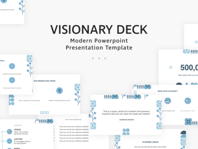 有远见的PowerPoint演示模板(Visionary PowerPoint Presentation Template)